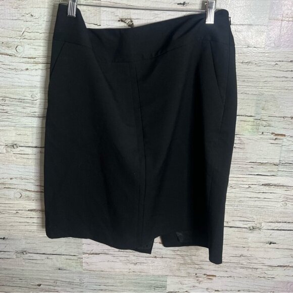 The Limited Studio 400 Zip 12 Black Stretch Womens‎ Straight Pencil Skirt - Picture 1 of 7